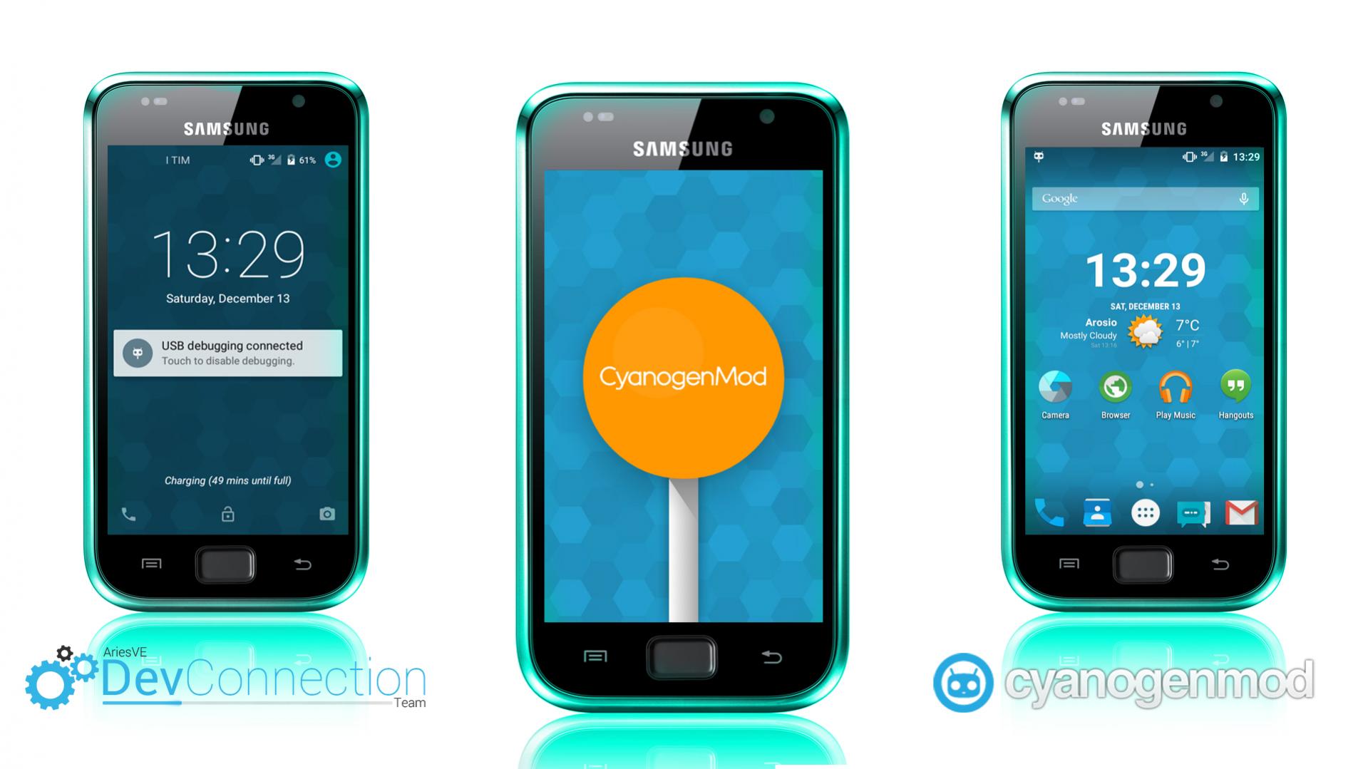 حصرياً: روم CyanogenMod 12 لولي بوب 5.0.1 للاس 1 بلس GT-I9001