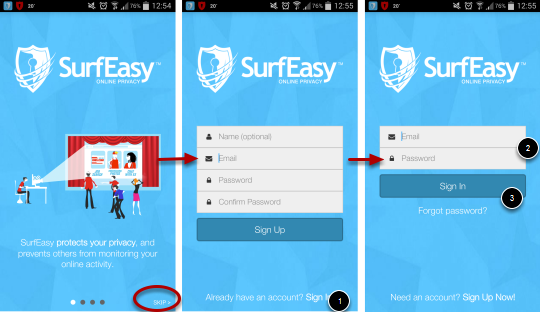 SurfEasy Secure Android VPN