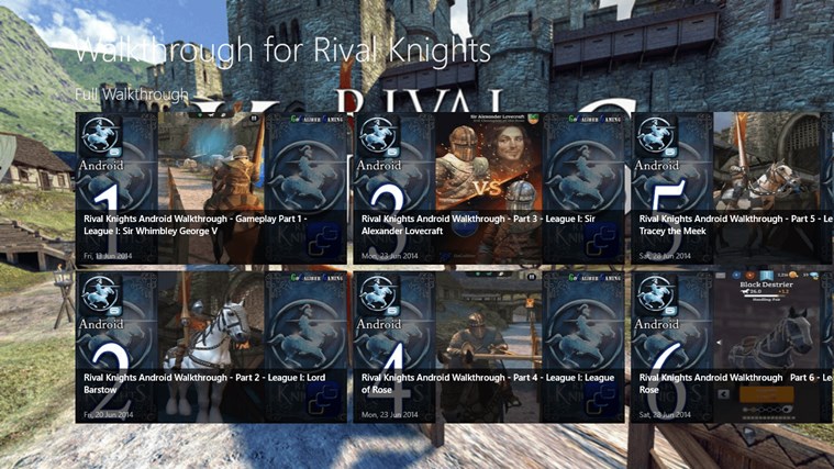لعبة صراع الفرسان Rival Knights‏ للاندرويد