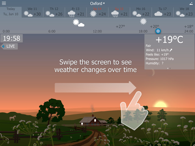 تحميل تطبيق متابعة حالة الطقس YoWindow Weather للاندرويد كاملة