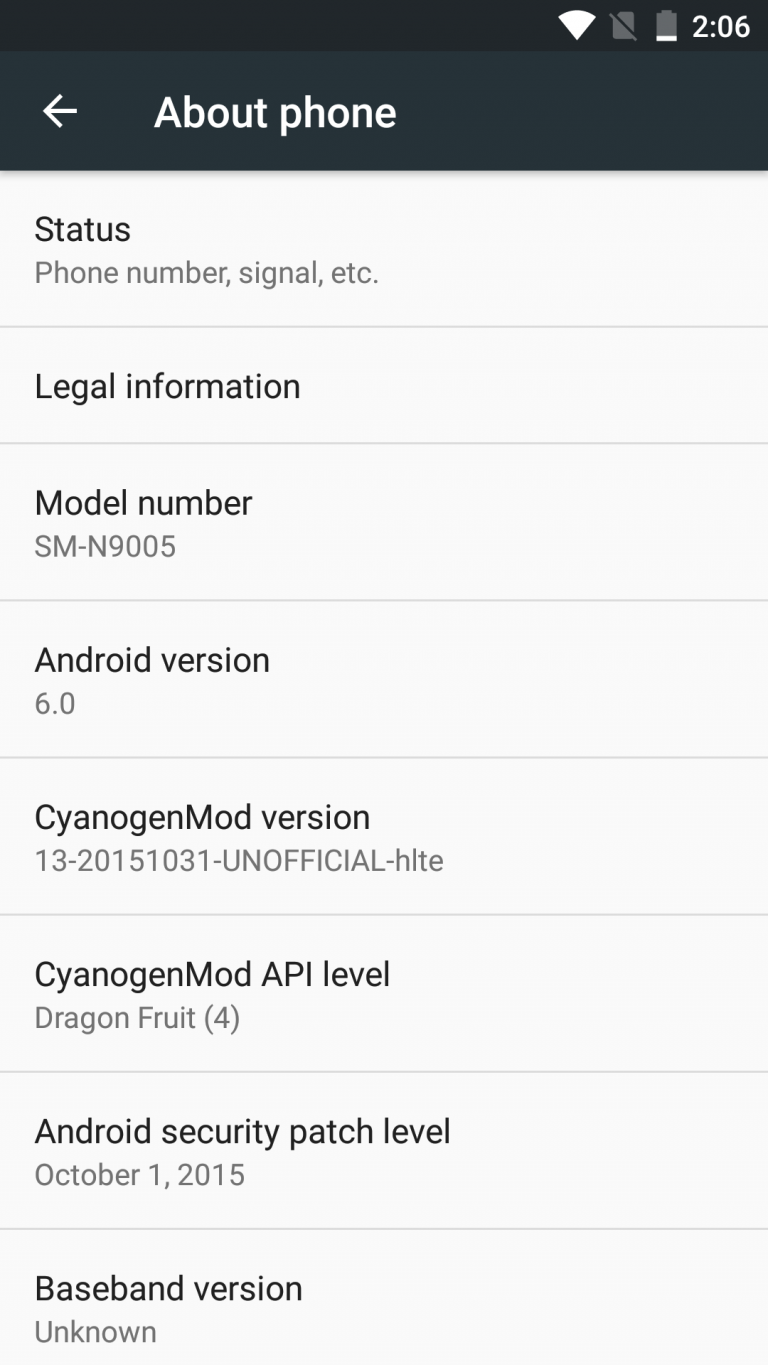 cyanogenmod note 3 n9005