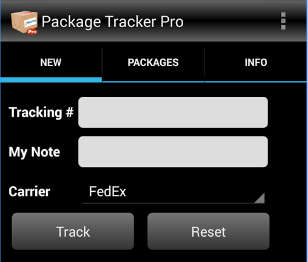 Package tracker 1