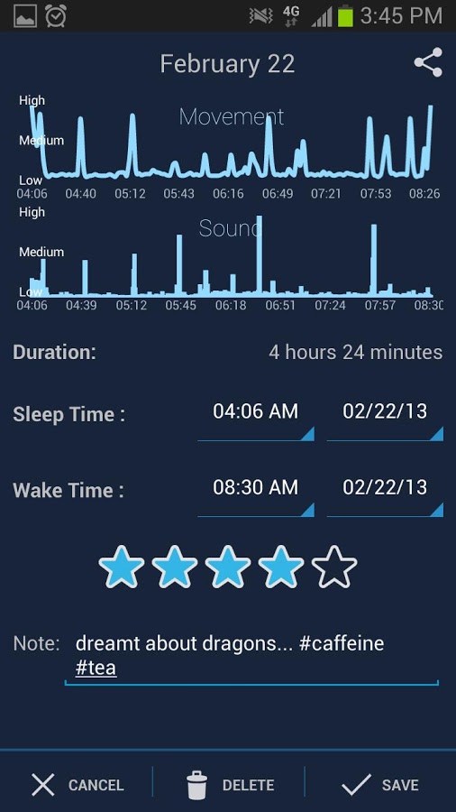 Sleep Time Smart Alarm Clock