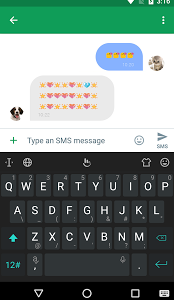 تطبيق TOUCHPAL KEYBOARD EMOJI Premium للكتابه بشكل افضل و اسرع