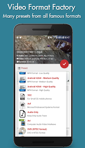 تطبيق Video Format Factory Premium Unlocked لتحويل صيغ الفيديوهات و الموسيقى