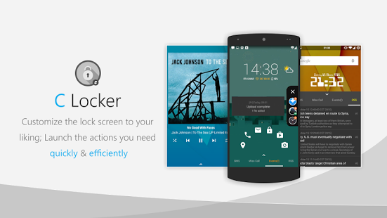 تطبيق C Locker PRO Widget Locker لحماية الهاتف و الحفاظ على الخصوصية