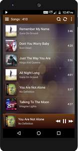 تطبيق PowerAudio Pro Music Player لتشغيل ملفات الموسيقى