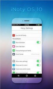 تطبيق iNoty OS 11 لتغيير اشعارات و اعدادات الهاتف الى شكل هواتف الايفون