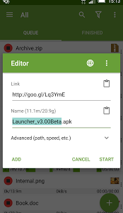 تطبيق Advanced Download Manager لادارة و تحميل الملفات بشكل اسرع