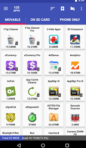 تطبيق AppMgr Pro III App 2 SD لادارة ملفات الهاتف و التطبيقات