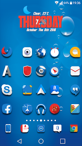 تطبيق Oniron 2 icon pack لتغيير شكل التطبيقات و ايقونات الهاتف