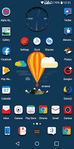 تطبيق Oniron 2 icon pack لتغيير شكل التطبيقات و ايقونات الهاتف