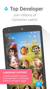تطبيق Contacts+ لتغيير شكل سجل الاسماء و واجهة اتصال الهاتف
