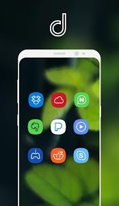 تطبيق Delux UX – S8 Icon Pack للحصول على ايقونات هاتف سامسونج S8