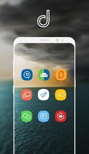 تطبيق Delux UX – S8 Icon Pack للحصول على ايقونات هاتف سامسونج S8