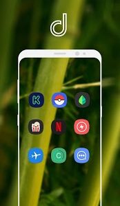 تطبيق Delux UX – S8 Icon Pack للحصول على ايقونات هاتف سامسونج S8