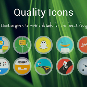 تطبيق Frosty Icon Pack لتغيير شكل ايقونات و تطبيقات الهاتف الى ايقونات اكثر جاذبية