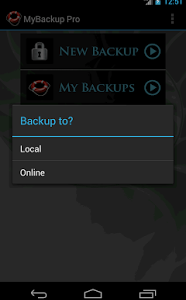 تطبيق My Backup Pro لعمل نسخة احتياطية لهاتفك و استرجاعها