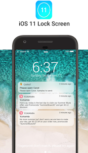تطبيق OS 11 Locker – Keypad Lock Screen للحصول على قفل هاتف ايفون 8