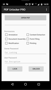 تطبيق PDF Unlocker Pro لضغط و فك ضغط الملفات و ازالة الباسورد عن الملفات المصغوطة