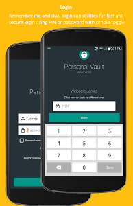 تطبيق Password Manager and Vault لادارة الحسابات و حفظ كلمات المرور