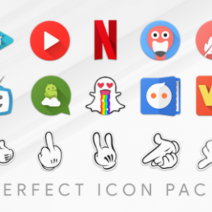 تطبيق Perfect Icon Pack لتغيير شكل تطبيقات و ايقونات الهاتف