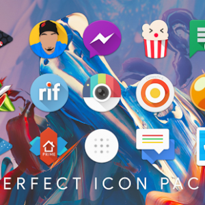 تطبيق Perfect Icon Pack لتغيير شكل تطبيقات و ايقونات الهاتف