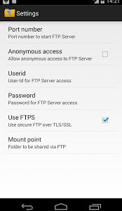 تطبيق WiFi PRO FTP Server لتحويل هاتفك الى سيرفر FTP لنقل و استقبال الملفات بسرعة عالية