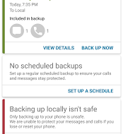 تطبيق SMS Backup & Restore