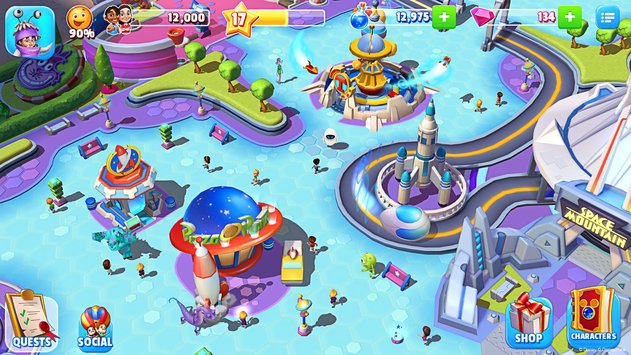 تحميل لعبة ديزني لاند Disney Magic Kingdoms للاندرويد