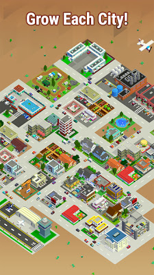 لعبة بناء المدينة Bit City‏ للاندرويد