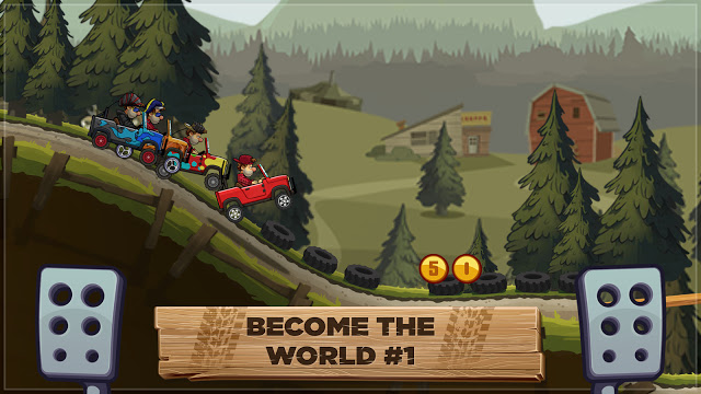 لعبة سباق السيارات Hill Climb Racing 2 للاندرويد