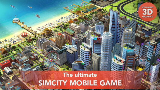 لعبة البناء SimCity BuildIt للاندرويد