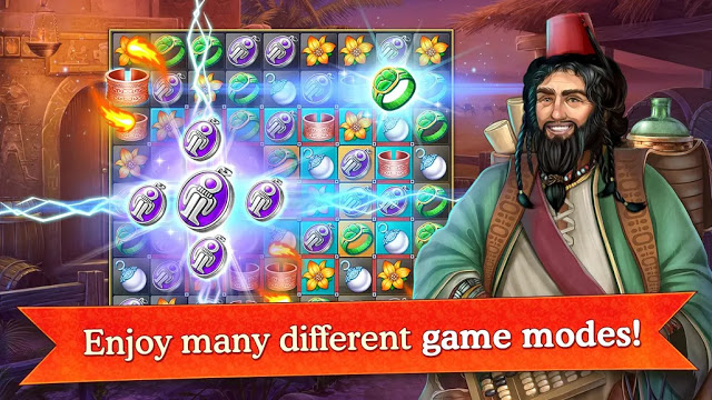 لعبة الألغاز Cradle of Empires Match-3 Game للاندرويد