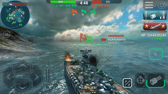 تحميل لعبة حرب السفن و المعارك البحرية Warship Universe: Naval Battle للاندرويد كاملة