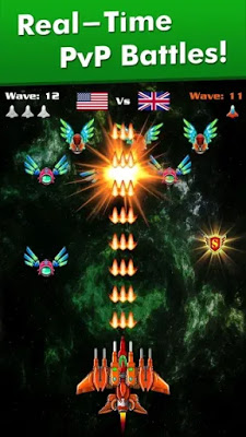 لعبة المغامرات Galaxy Attack: Alien Shooter‏ للاندرويد