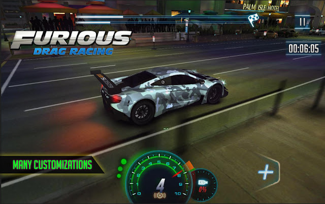 تحميل لعبة سباق السيارات Furious 8 Drag Racing للاندرويد 