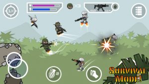 تحميل لعبة الاكشن Doodle Army 2 : Mini Militia للاندرويد
