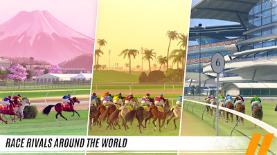 تحميل لعبة سباق الخيول Rival Stars Horse Racing للاندرويد كاملة