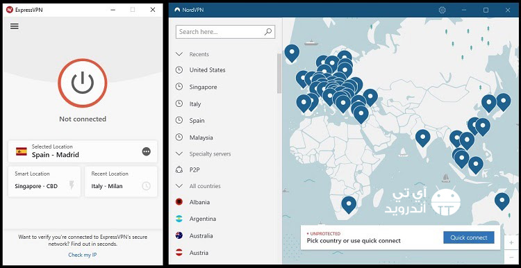 تطبيق NordVPN للاندرويد 