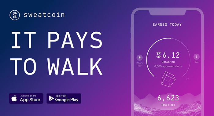 كيف يتم سحب الفلوس من برنامج Sweatcoin؟