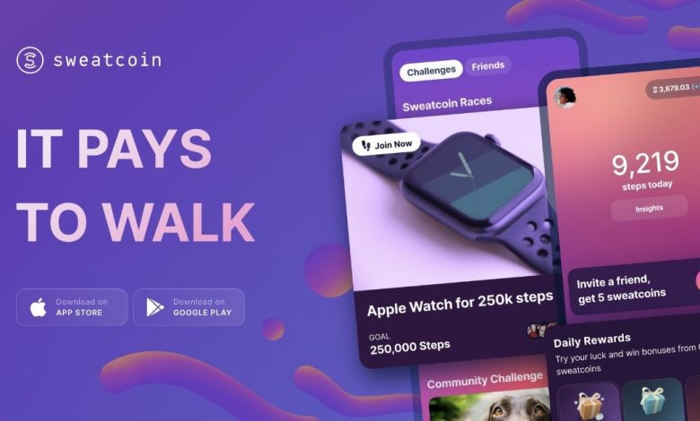 متى أقدر اسحب الفلوس من برنامج المشي Sweatcoin وطرق تحويل الأرباح